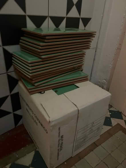 Photo of free Green subway tiles (G41, pollokshields) #1