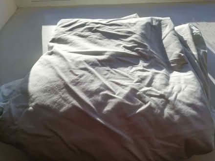 Photo of free Double duvet cover (pale green) (Bradleys Both BD20) #1