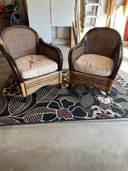 Photo of free Wicker Chairs (Littleton, CO) #1