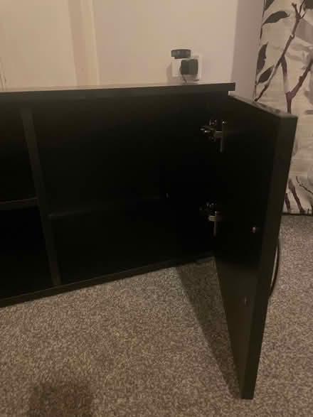Photo of free Black tv stand (Derby city centre) #3