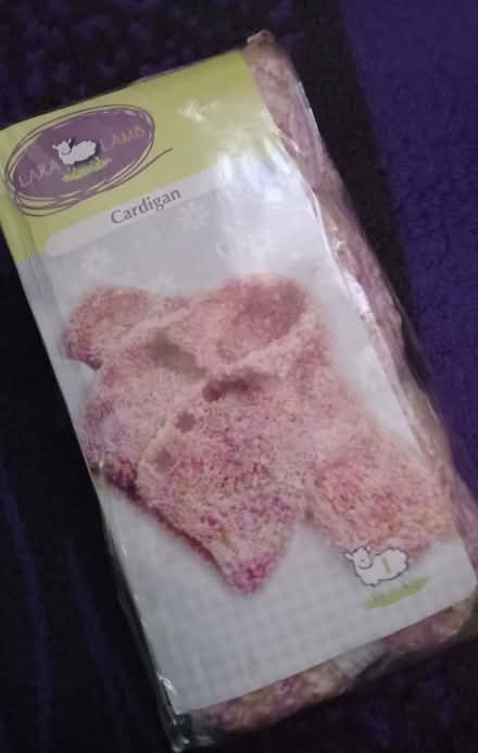 Photo of free Wool and pattern cardigan 3-6 months (Kirkliston EH29) #1