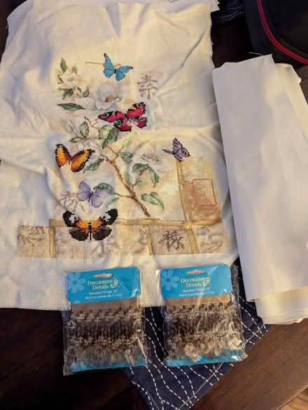 Photo of free Crossstitch items and beaded fringe (Grandview Heights) #1