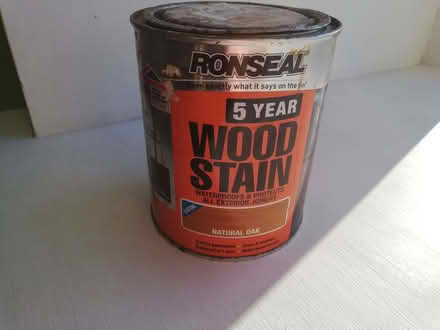 Photo of free Ronseal Wood Stain (about one-third full) (Bradleys Both BD20) #1