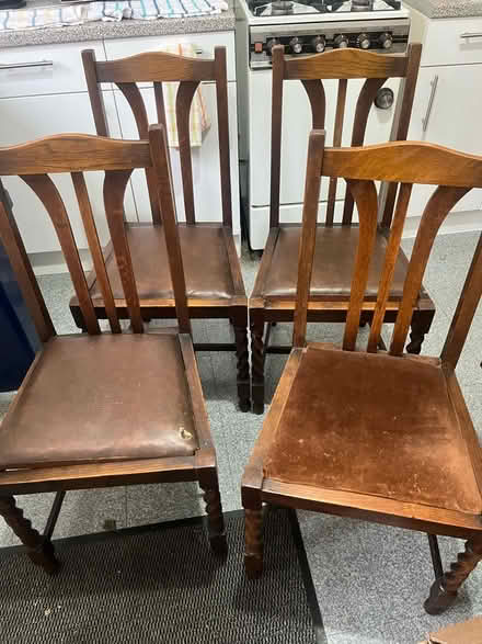 Photo of free 4 vintage dining chair (Wanstead) #1