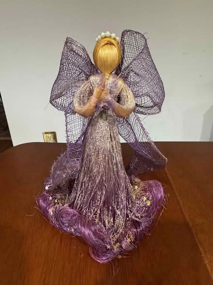 Photo of free Christmas tree top lavender angel (Swarthmore) #1