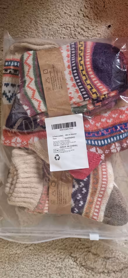 Photo of free Colourful warm socks (Northcourt OX14) #1