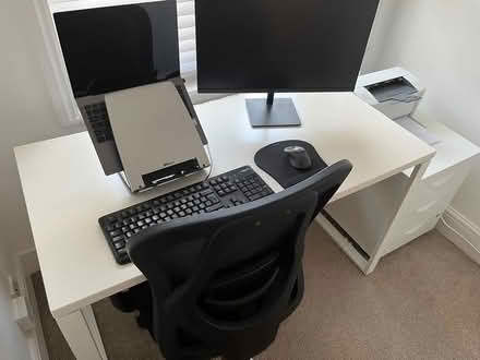Photo of free White office desk (Crouch Hall Road) #2