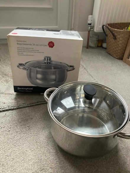 Photo of free Large casserole dish (Worcester Park) #1