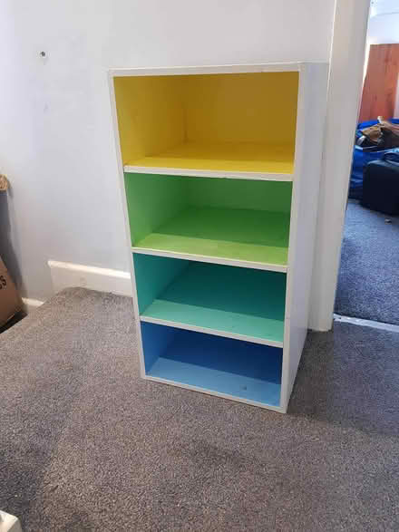 Photo of free Small set of shelves (multicoloured) (Stocksbridge S36) #1