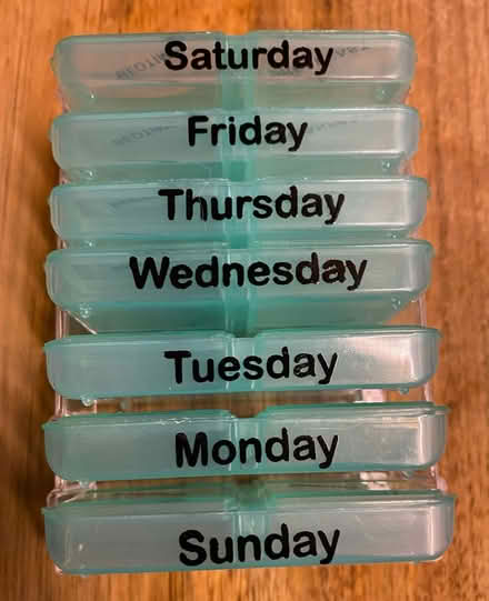 Photo of free Lot of (4) pill dispensers (Bloor/ The West Mall) #1