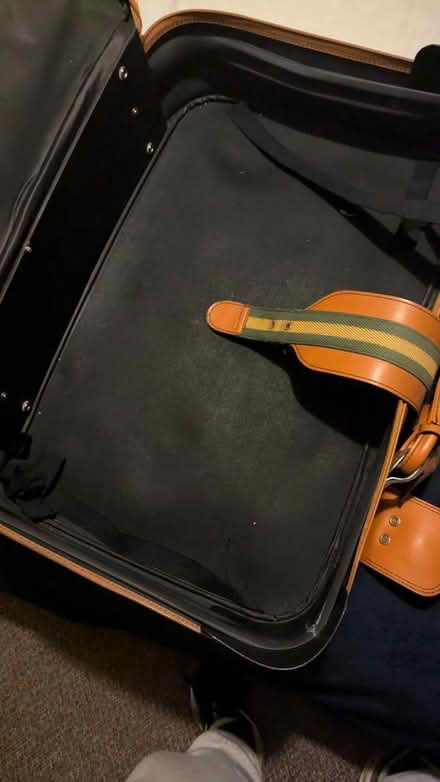 Photo of free Faux leather suitcases (M20 Withington) #4