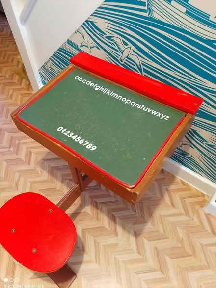 Photo of free Child's wooden desk (Matlock) #3