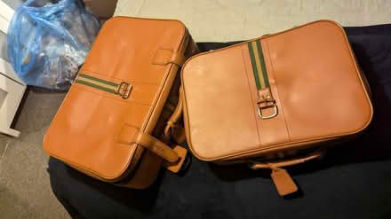Photo of free Faux leather suitcases (M20 Withington) #1