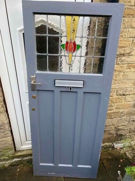 Photo of free Original 1930s external door (Hebden Bridge) #1
