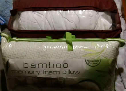 Photo of free Double duvet and two pillows (Tolworth KT6) #1