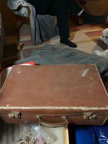 Photo of free Old battered suitcase (Malvern Link WR14) #1