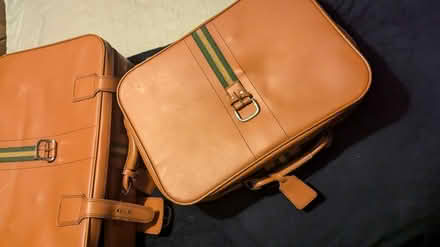 Photo of free Faux leather suitcases (M20 Withington) #2