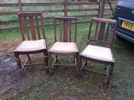 Photo of free Lovely old chairs for an upcycling project! (Appleby-in-Westmorland CA16) #1