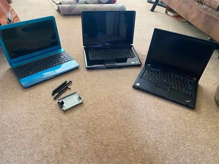 Photo of free Old laptops, hdd removed (Bedford road hitchin SG5) #1