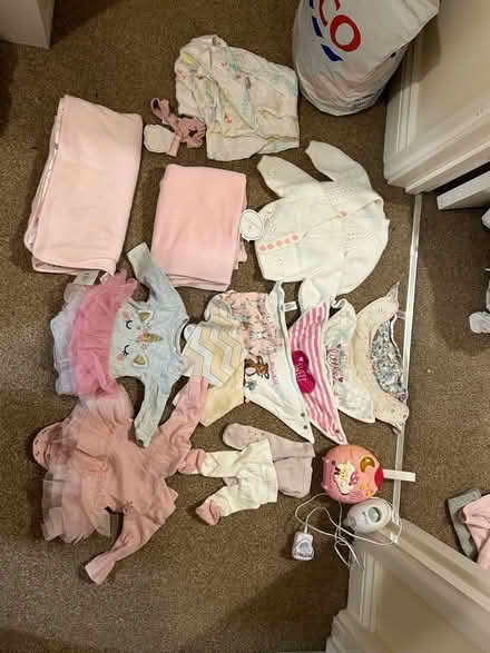 Photo of free Various newborn baby girl stuff (Chicksands SG17) #1