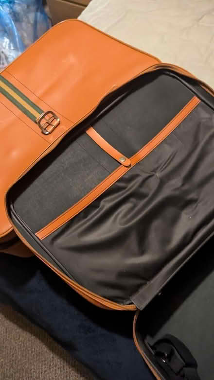Photo of free Faux leather suitcases (M20 Withington) #3