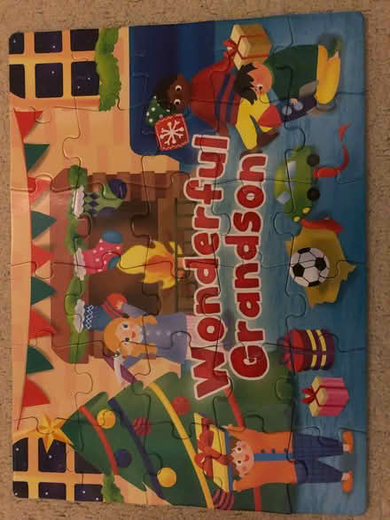 Photo of free Christmas grandson jigsaw (Crooks Barn TS20) #2