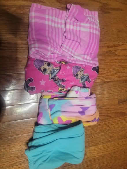 Photo of free Kid's Size 7/8 flannel pj bottoms (Montclair) #1