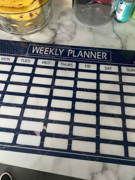 Photo of free Dry wipe weekly planner (Bletchley MK3) #1