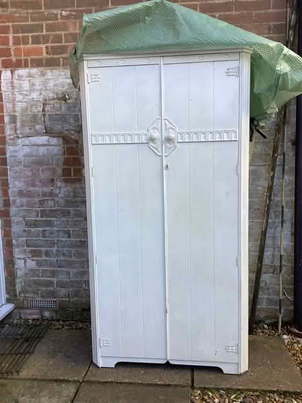 Photo of free Vintage gents wardrobe, painted (Wimborne BH21) #1