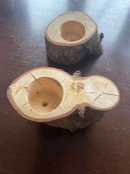 Photo of free Log tealight holders (Pin Green Industrial Area SG1) #1