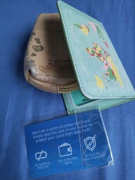 Photo of free World map coin purse & card holder (Wycombe Marsh HP11) #1