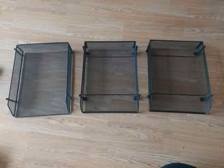 Photo of free Three Black Mesh Inbox Trays (Slough Central SL1) #1