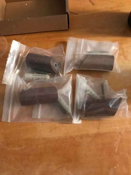 Photo of free 4 x coat hook fixings (M20 Didsbury) #1