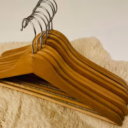Photo of free Clothes Hangers x8 - Wooden (City of Bristol BS5) #1