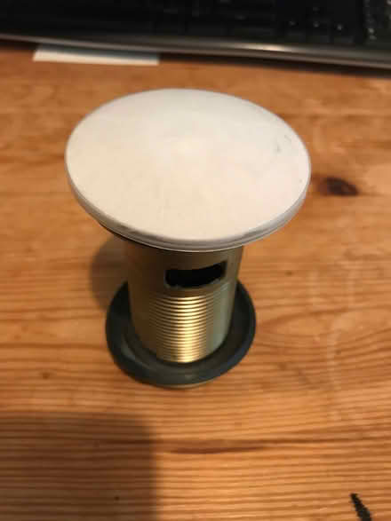 Photo of free Aqualla brushed brass basin waste plug (Blackheath SE3) #1