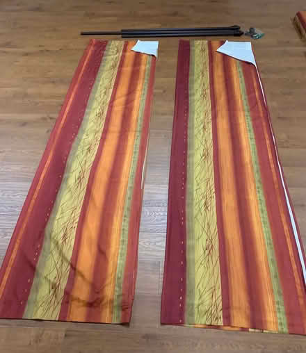 Photo of free 3 window valances & curtain set (SW Calgary) #1