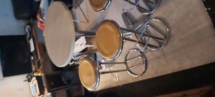 Photo of free Bar style table and 3 stools (TW14 Feltham) #1