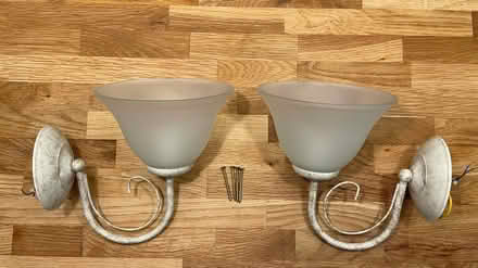 Photo of free Frosted glass wall lights (Fulwood S10) #1