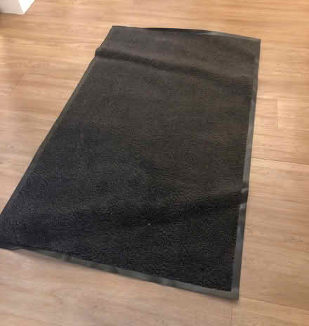 Photo of free 2 black floor mats (Central Liverpool L1) #1