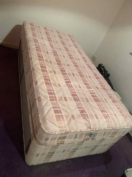 Photo of free Single bed storage divan with mattress (Marks Gate RM6) #1