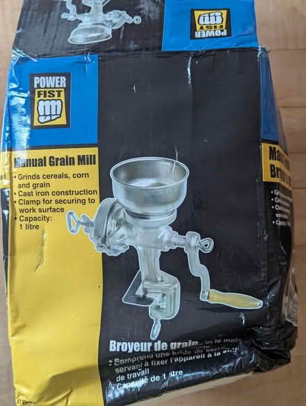 Photo of free Manual grain mill (Champlain Park) #2
