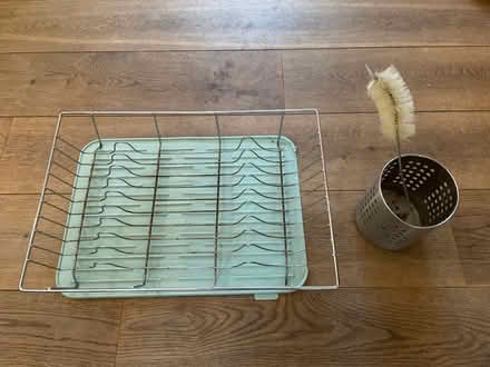 Photo of free Dish rack, Mat, Utensils, and Brush (Osney OX2) #1