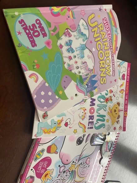 Photo of free Unicorn sticker/colouring books (Pin Green Industrial Area SG1) #1