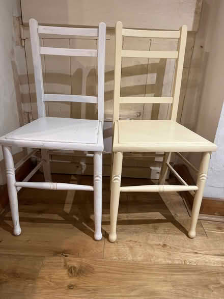 Photo of free Small wooden painted chairs (Williton TA4) #1