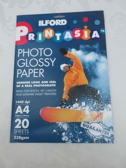 Photo of free Photo paper A4 (Woodley RG5) #1