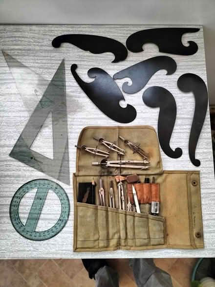 Photo of free Ex-RAF Navigator's plotting kit (Garth Hill, RG12) #1