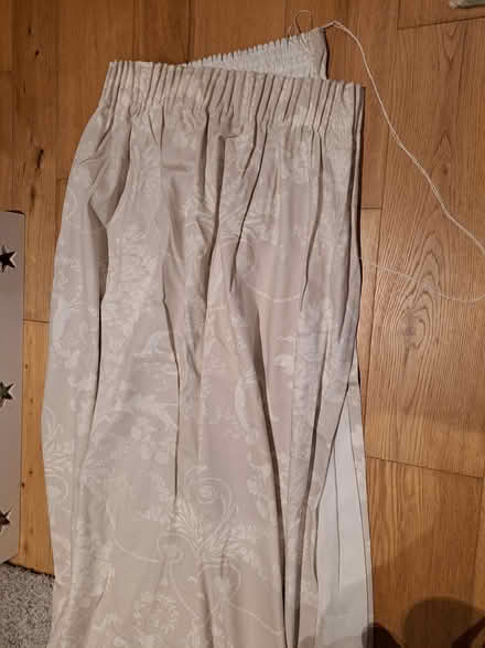 Photo of free Laura Ashley grey Josette curtains (Coulsdon CR5) #1