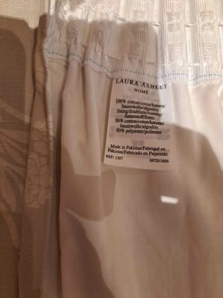 Photo of free Laura Ashley grey Josette curtains (Coulsdon CR5) #3