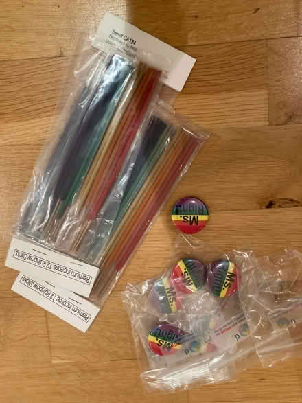 Photo of free Rainbow pin bages and incense sticks (Kew TW9) #2