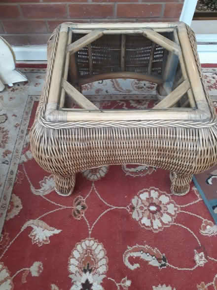 Photo of free wicker table (Oswestry SY11) #1